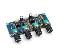 HOOCI Dual NE5532 Repalceable tone Preamp Board Audio equalizzatore di regolazione dei bassi alti Pre amplificatore Preamplificatore di controllo del tono