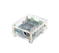 HOOCI YAD138-E HIFI Digital Audio Power Amplifier Board Bluetooth5.0 compatibile a 2 canali 20W + 20W con custodia DC 12V