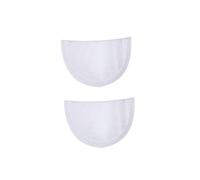 HOODANCOS 1 Paio di Spalline Imbottite da Donna per Abbigliamento Bianche Adesive per Spalle
