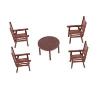 HOODANCOS 1 Set Miniature per Casa delle Tavolo e Miniatura Arredamento Educativo per Scene Socializzazione e Progetti Creativi Design Dettagliato e Versatile