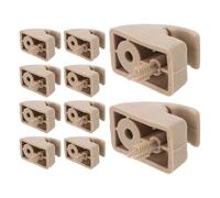 HOODANCOS 10 Pezzi Clip Fissaggio Aletta Parasole Auto Supporto in Plastica Resistente e Stabile per Visiera Interna Montaggio Semplice senza Attrezzi Compatibile con Chevrolet e Vari