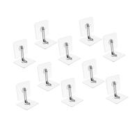 HOODANCOS 10 set Fissaggi Adesivi per Ribaltamento per Sicurezza Installazione Perforazione per Armadi Librerie e Scaffali