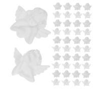 HOODANCOS 100 Pezzi Miniature Resin Angel Charms Baroque Style Flatback Embellishments for Phone Case Hair Accessories DIY Crafts Elegant Design