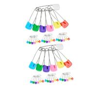HOODANCOS 100 Pz spille di sicurezza per bambini broches recien nacidos alfileres mollette per bucato mollette bucato Abbigliamento per bambini per bambini spilla per pannolini acciaio