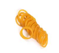 HOODANCOS 100g Elastici Gomma Naturale Trasparenti Fasce Elastiche Versatili Per Ufficio e Scuola Per e Bundlare Colore Giallo