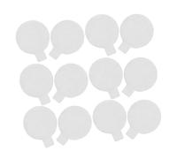 HOODANCOS 100pezzi Adesivi Circolari Trasparenti Biadesivi Di Etichette Adesive Per Chiusura Buste Classificazione e Organizzazione Casa e Ufficio Facili Da Applicare e Rimuovere