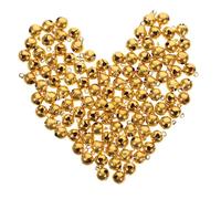 HOODANCOS 100pezzi Campanelle Jingle Bells Dorate per Decorazioni Natalizie e Fai da Te Sonagli Versatili per Bracciali Collane e Regali Suono Forte
