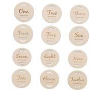 HOODANCOS 12 Biglietti Commemorativi Mese per Leggere e Compatte per Festeggiare Mensili Del Tuo