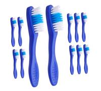 HOODANCOS 12 pezzi Spazzolini da Denti Istituzionali Compatti con Setole Morbide e Manico Corto per Uso Sicurezza in Carcere e Ospedali Psichiatrici