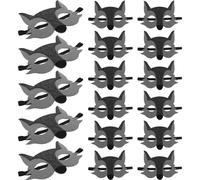 HOODANCOS 15 Maschere da Lupo per Mezza Maschera Leggera e Traspirante Cinturino Elastico Maschere da Animali della Giungla per Feste di Halloween Travestimenti e Spettacoli per in Età