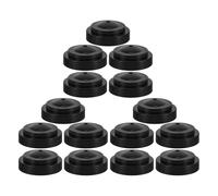 HOODANCOS 15 Pezzi Supporto per Bandiera da Scrivania in Plastica Nero, Base Mini Portabandiera Multifunzionale Facile Installazione per Ufficio e Feste