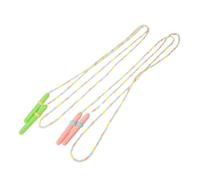 HOODANCOS 2 Pezzi Corda per Saltare con Perline Regolabile in PE Leggera e Antiscivolo per Attività Fisica all Aperto e Educazione Motoria