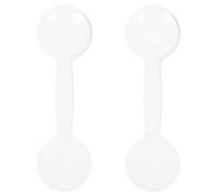 HOODANCOS 2 pezzi Occlusori Oculari Palmari Antiscivolo in Materiale Premium Trasparenti per Test della Vista Uso Professionale e Domestico Copertura Completa Occhio per Scuola e Ospedale