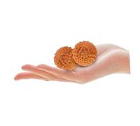 HOODANCOS 2 pezzi Palline da in Legno Forma di Durian Massaggiatore per di Agopuntura e Fitness Manuale Accessorio per Relax e Alleviare Stress Portatile per Uomo e Donna