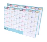 HOODANCOS 2 set Calendario da Parete Jumbo Planner Annuale Grande con Vista Completa e Spazio Note Calendario Riutilizzabile per Casa e Ufficio