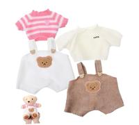 HOODANCOS 2 Set Costumi per Orsi da Completo con Pantaloni e per Giochi Ruolo e Attività Interattive