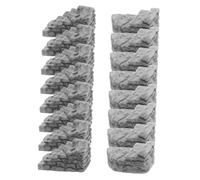 HOODANCOS 20 Di Gradini In Resina Decorazioni In Miniatura Per La Casa Decorazioni In Pietra Bambole Accessori Bonsai Scale Paesaggistica Bambole Scale Fate