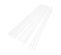 HOODANCOS 20 Pezzi Bastoncini Acrilici Trasparenti per Progetti DIY Supporto per Argilla Polimerica per Figurine Artigianali e Miniature