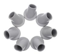 HOODANCOS 20 Pezzi Gommini in Pvc per Gambe di Sedia Base Piana e Design Inclinato, Protezioni per Pavimenti in Ceramica e Legno, per Casa e Ristorante