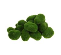 HOODANCOS 20 Pezzi Muschio Artificiale Realistico. Ornamenti di Muschio realistici False Rocce Artigianali Artigianato per la sistemazione del Giardino plastica Green
