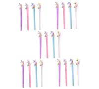 HOODANCOS 20 Pz Penna luminosa unicorno penne colorate gel stylus pen penne unicorno alla rinfusa penna kawaii evidenziatore evidenziatori penna creativa penna a forma di unicorno plastica