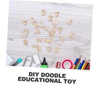 HOODANCOS 200 Pezzi Decorazioni Legno Naturale per Fai da Te Materiale Educativo per Progetti Creativi e Scrapbooking con Motivo Inglesi per Decorazioni Natalizie e Giochi