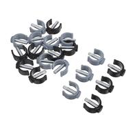 HOODANCOS 20pezzi Morsetto C per Bastone da Passeggio Attacco di Ricambio per Supporto per Stampelle Fibbia Perno di Bloccaggio per Accessori di Mobilità