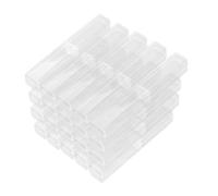 HOODANCOS 20pezzi Scatola Portapenne Trasparente in Pvc Scatole Regalo Per Penne Vuote Espositore Singolo Per Matite Contenitori Per Penne