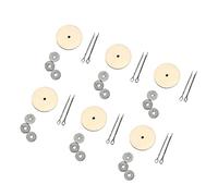 HOODANCOS 20set Accessori per Orsacchiotti con Giunti Legno Rotabili Joints Flessibili per Doll Making Multiuso per Creazioni Artigianali di Bambole