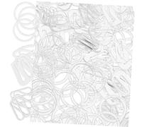 HOODANCOS 240 Pezzi Fibbia di Regolazione della Tracolla Reggiseni Senza Spalline per Le Donne Tampone Reggiseni a Taglio Basso per Le Donne Elastico Corse Titolari Supporto Pieno Fine Nylon