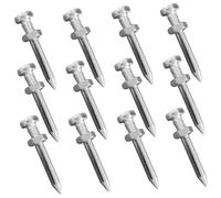 HOODANCOS 26 Pezzi Aeratore Scarpe con Chiodi per Prato Accessori Spike per Aeratore Terreno Picchetti Resistenti per Arieggiatore Manuale Giardino Migliora Nutrizione e Salute del Manto