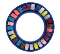 HOODANCOS 28pezzi Bobbin Holder Silicone con Bobine Colorate Accessori per Macchine da Cucire Organizer Pratico per Bobine di Filo Design Leggero e Facile da Trasportare
