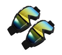 HOODANCOS 2Paio Occhiali Protettivi per Sport Outdoor Vento e Polvere Lenti Trasparenti Comfort per e Attività Outdoor