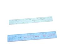 HOODANCOS 2pezzi Ruler Plastica per Ceramica Strumento di Misura e Modellazione per Progetti Argilla Righe di Ritiro per Sculture e Disegni Utile per Artisti e Principianti