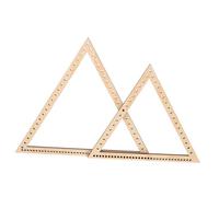 HOODANCOS 2pezzi Telaio per Tessitura in Legno Lucido Strumento Fai da Te per Arazzi Macchina per Maglieria Semplice e Comoda da Usare per Ragazzo Ragazza Ragazza e Principianti