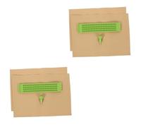 HOODANCOS 2sets Scrittura Braille Con Tavoletta e Punteruolo Kit Completamente Equipaggiato Pratica Per Studenti Non Vedenti Facile Da Usare e Resistente Per Esperienza Di Scrittura Ottimale