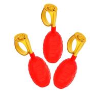 HOODANCOS 3 Pezzi Anelli Spruzza Acqua Rossi Giocattoli Scherzo per Giornata del Pesce Divertenti e Facili da Usare in Plastica per Giochi all Aperto e Feste