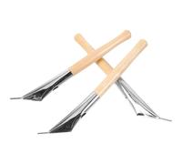 HOODANCOS 3 Pezzi Strumenti Ceramica in Acciaio con Impugnature a Penna Batik per Argilla e Scultura Utensili Artistici Compatti e Leggeri per Modellare e Intagliare Argilla e Terra Cotta