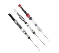 HOODANCOS 3pezzi Per Stilografica Assorbitore Ausiliario Ago e Punta Ricambio Convertitore Molla Forniture Per Ufficio Realizzato in Inossidabile Non Arrugginisce Facile Lavare