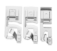 HOODANCOS 3pezzi Piedini per Macchina da Cucire Piedino Arrotolato e Piedino per Orlatura Stretto Accessori Pratici per Cucito e Trapuntatura Facile Installazione e Utilizzo