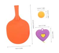 HOODANCOS 4 Impostati Trainer per Pong Sospeso per Dispositivo Allenamento Coordinazione Occhio Mano per Correzione Vista e Kit Sensoriale per Attenzione e Reazione Facile Montare per
