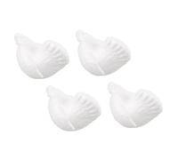 HOODANCOS 4 Pezzi di Ornamento di Gallina Figurina di Gallina Simulata Gallina per Dipingere Pollo Realistico Pollo Finto Fattoria degli Animali Sculture di Animali da Fattoria