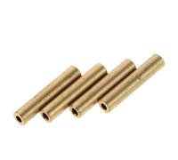 HOODANCOS 4 Pezzi Manicotto Molla Porta Frigorifero in Rame 3X15 MM Connettori Tubi per Frigorifero e Componenti Meccanismo Porta Ricambi per Tubi Refrigerazione e Congelatore