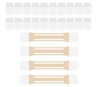 HOODANCOS 4 pezzi Nastro Lifting Collo in Leggero Cerotti Sollevamento Rughe e Rassodamento Adesivi Elasticizzanti per Liscia e Cura Viso Donna per Collo Giovane e Elastico