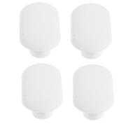 HOODANCOS 4 Pezzi Paracolpi e Facile Installazione in Tpe Supporto Stabile Bianco per Sedili Wc Accessori Bagno per Cuscinetti Ammortizzanti in Bagno