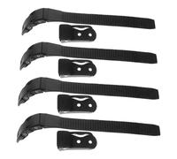 HOODANCOS 4 Pezzi Set Cinghie con Fibbie Regolabili per Pattini a Rotelle e Ghiaccio, Cinturini di Ricambio con Ammortizzazione, Controllo Freno e Compatibilità e Adulti, Accessori