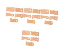 HOODANCOS 4 Set Set di Strumenti per La Ceramica Modellazione Modellare L'argilla Clay Cutters Strumento per Scolpire L'argilla Strumenti di Scultura in Ceramica di Legno Beige 5 Pezzi*4