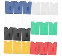 HOODANCOS 42pezzi Protezione Per Tessere Di Buste Per Carte Custodie Per Tessere Identificative Elegante e Resistente Compatibile Con Carte Id e Aziendali Design Minimalista e Versatile