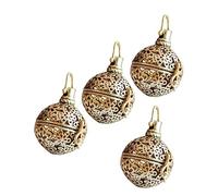 HOODANCOS 4pezzi Ciondolo Sfere Diffusore Per Aromaterapia Ciondolo Decorativo Per Collana Pendente Fornitura Per Portare Fortuna e Felicità