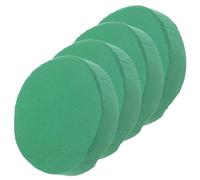 HOODANCOS 4pezzi Fango Floreale Rotondo in Resina Fenolica Forte Assorbimento e Elevata Riserva d'Acqua per Composizioni Floreali Fai da Te e Occasioni Speciali